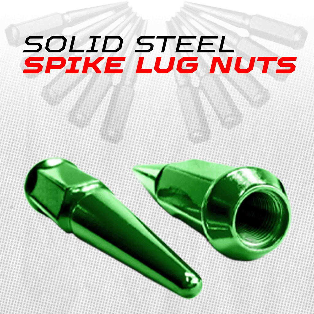 1/2 Inch Extended Spike Lug Nuts - 60 Degree Taper Seat