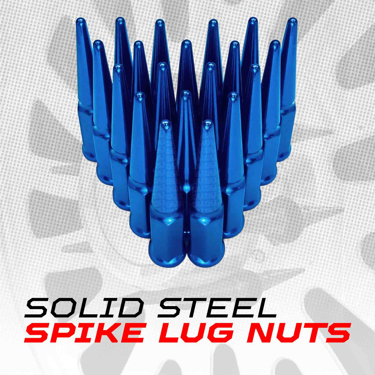 1/2 Inch Extended Spike Lug Nuts - 60 Degree Taper Seat