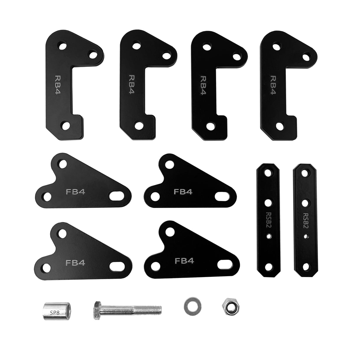Demon Powersports Polaris Ranger 900 Demon Bracket Lift Kit PABL-6002HD