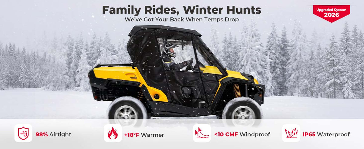 Soft Cab Enclosure Doors For Can-Am Commander (2011–2020) — manufacturer image 1