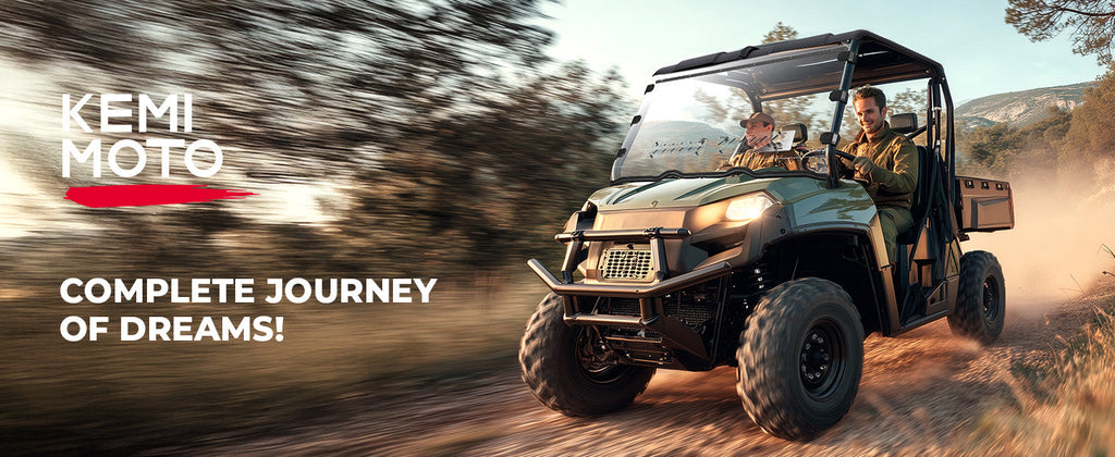KEMIMOTO Front Vented Windshield for Polaris Ranger 800/XP 800/Crew (Not Fit Midsize) — manufacturer image 1