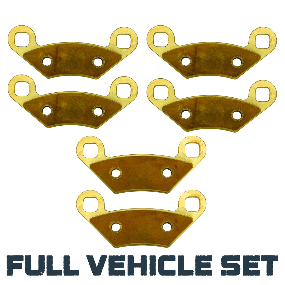Polaris Sportsman 570/500/450/400/800/ 2009-2020 Touring 570 2017-2024 Brass Brake Pad Set - image 3