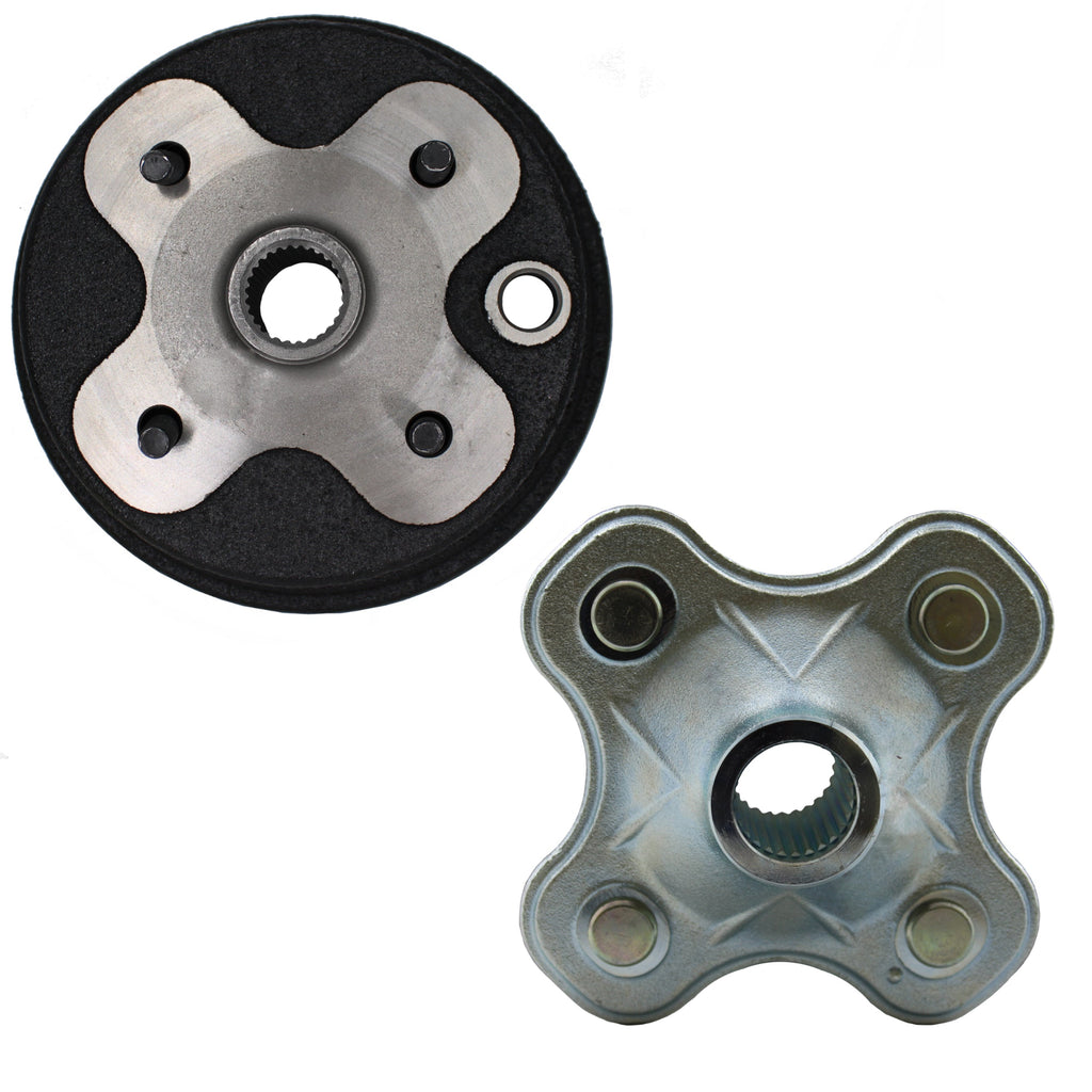 Yamaha Timberwolf 250 Rear Wheel Axle Hub Set 1992-1995
