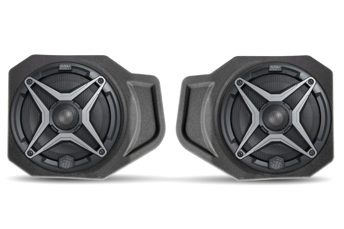 2018-2024 Polaris Ranger XP1000 6.5" Front Speaker Pods