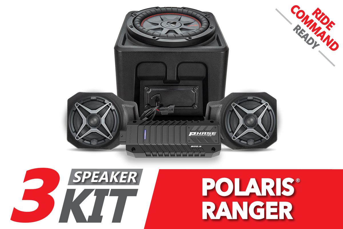 SSV Works 220-RG4-Q3ARC Ranger XP1000 Ride Command audio system