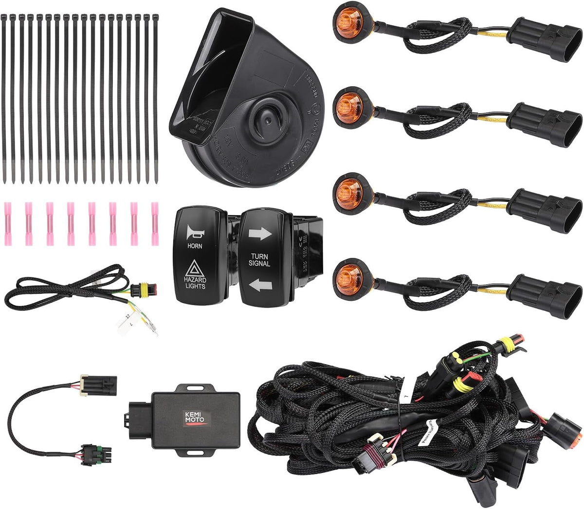 KEMIMOTO Turn Signal Kit for 2020+ Can-Am Defender
