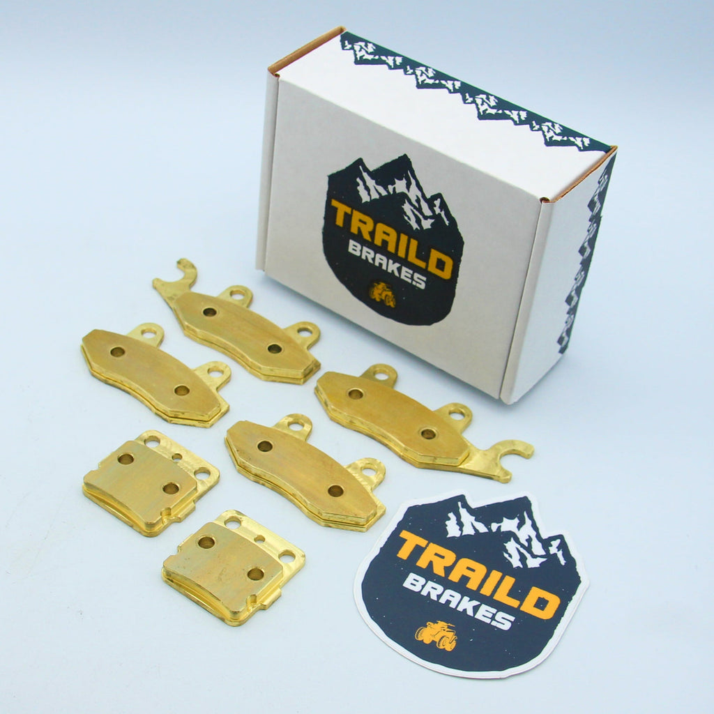 Yamaha YFZ 450 2004-2005 Brass Brake Pad Set - image 3