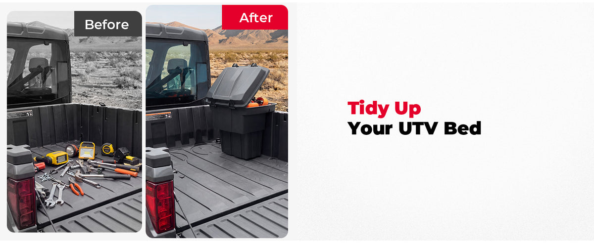 UTV Bed Storage Box 5.8GAL for Polaris Ranger 1500 XD Premium/Northstar — manufacturer image 2