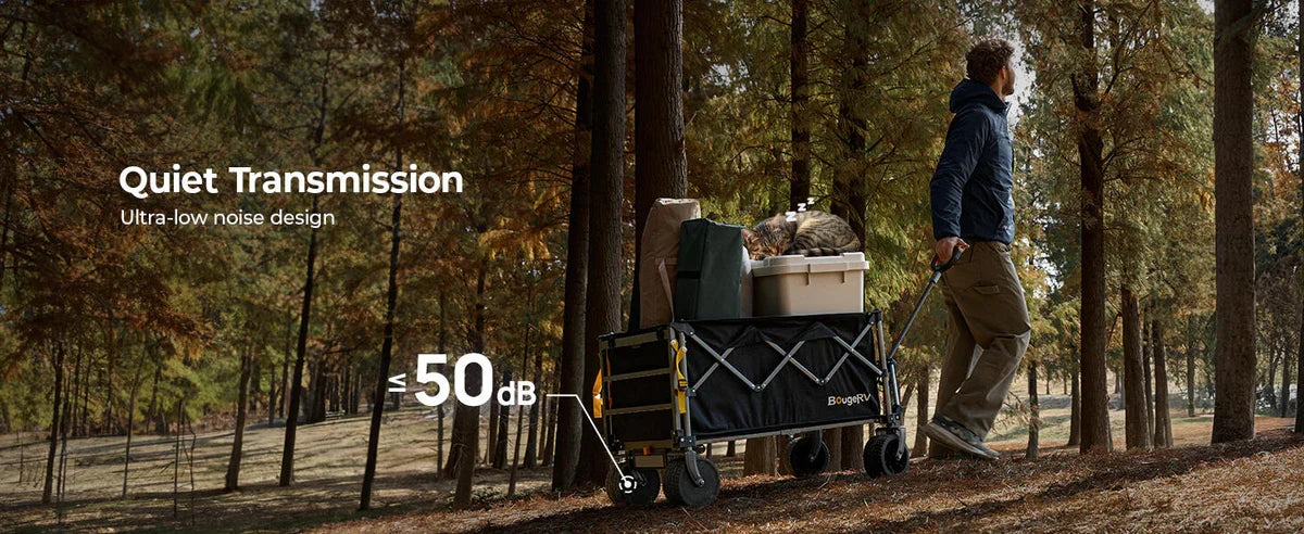 BougeRV Electric Foldable Utility Camping Wagon with Power Bank — manufacturer image 4