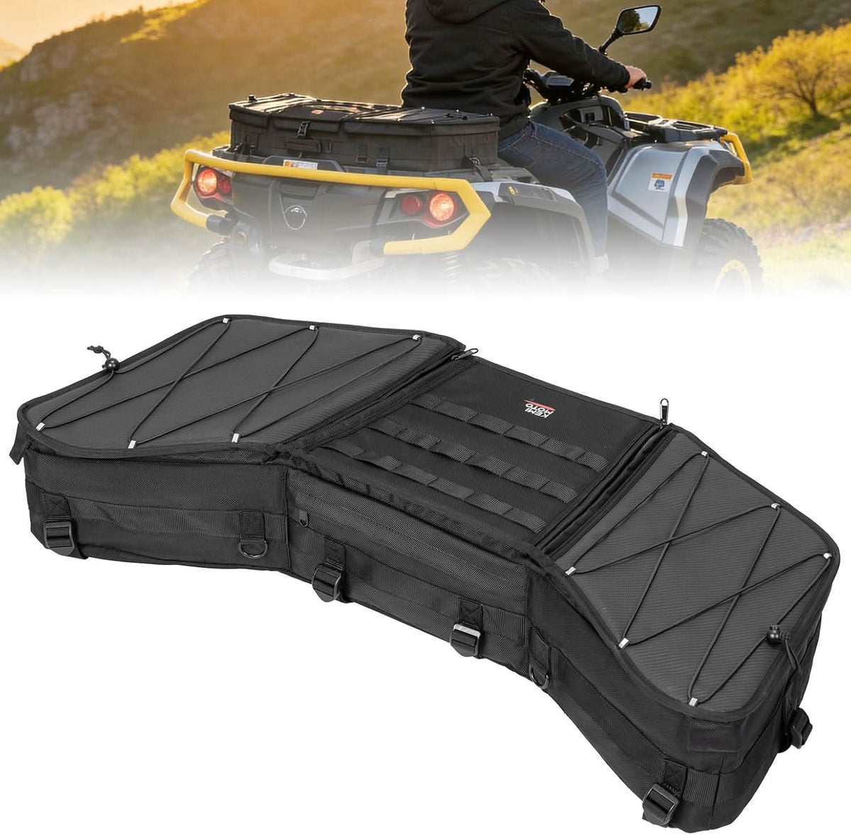ATV Front Rear Rack Bag for Polaris Sportsman / Ranger / RZR , Can-Am
