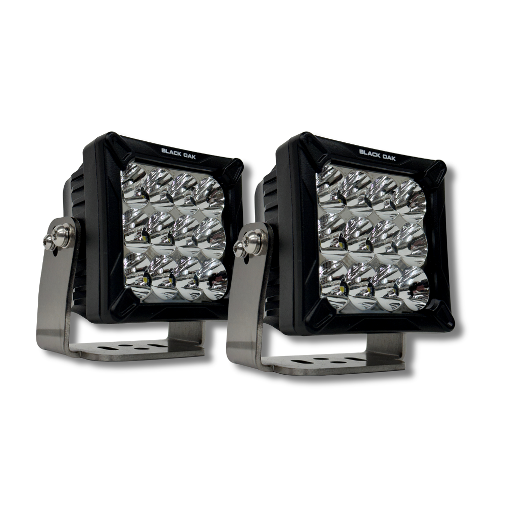 Black Oak LED 4-inch pod light pair