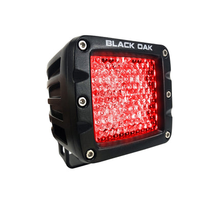 Black Oak LED diffused red predator hunting pod light