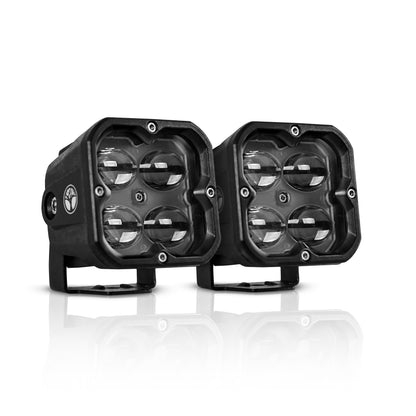 Black Oak LED DTR Series street-legal SAE pod light pair