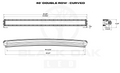 Black Oak LED 40-inch 400W curved double-row flood light bar 40FC-D5OS