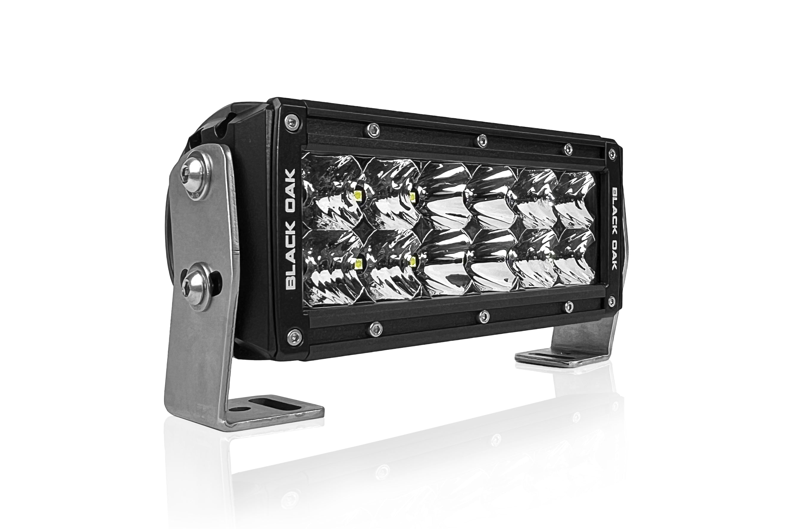 Black Oak LED 6-inch 60W double-row flood light bar SKU 6F-D5OS