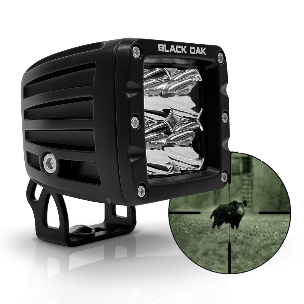 Black Oak LED 2-inch 940nm infrared spot pod light 2IRS-940
