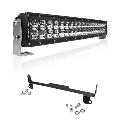 Black Oak LED 2011-2016 Ford F-250 F-350 20-inch double-row bumper light bar kit SD-20DRS-11-16