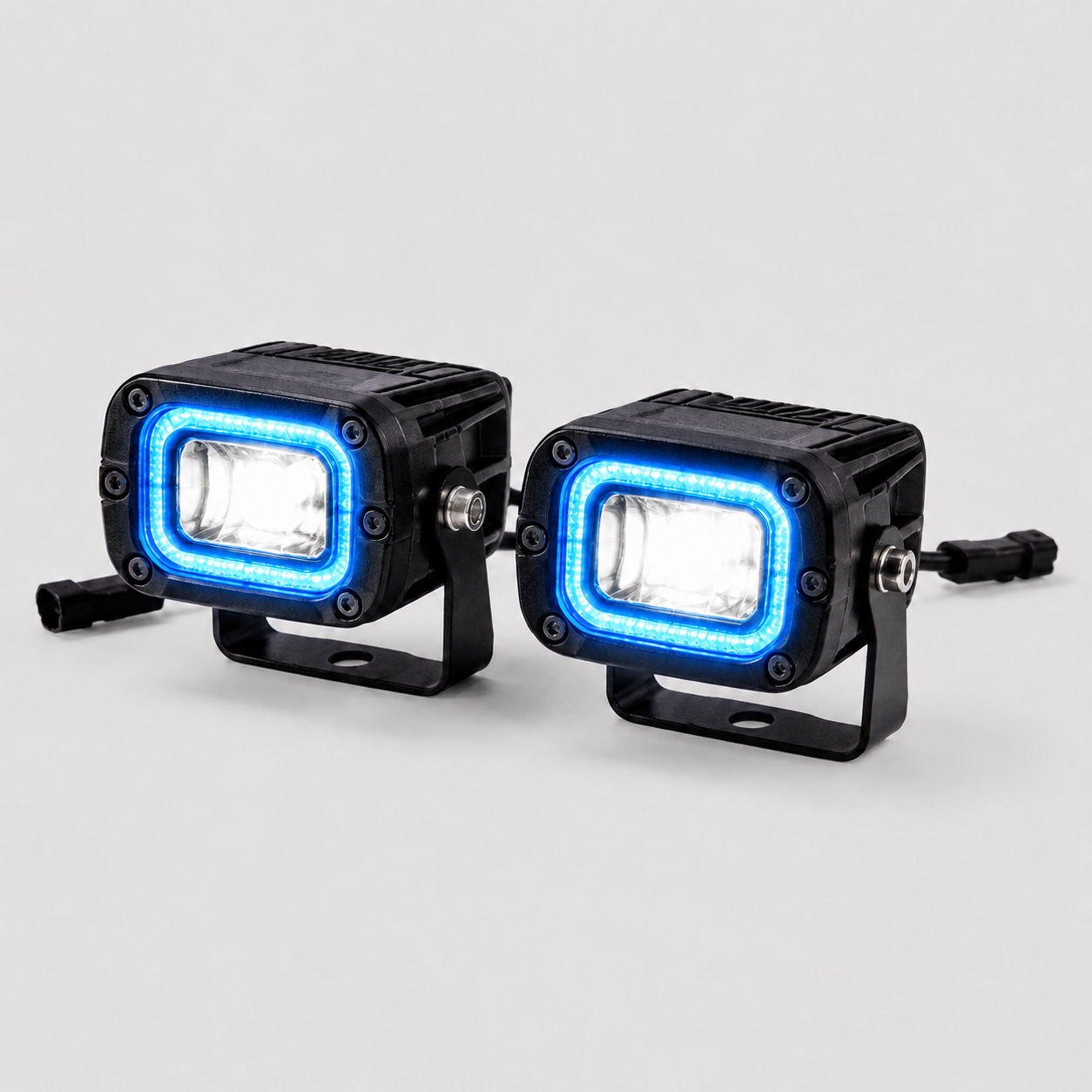 Black Oak LED Low Pro black housing spreader kit blue halo LPS-B