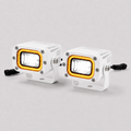 Black Oak LED Low Pro white housing spreader kit amber halo MLPS-A