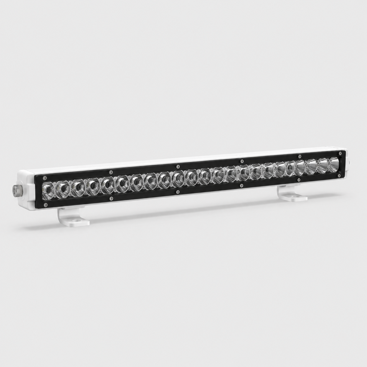 Black Oak LED Low Pro white housing undermount spot light bar LP-WSU