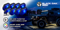 Black Oak LED RGB eight-light rock light kit