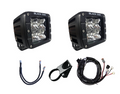 Black Oak LED UTV roll cage pod light kit for 1.75-inch tube