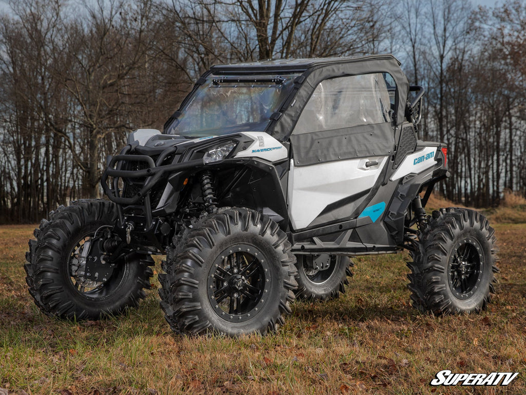 Can-Am Maverick Trail soft enclosure upper doors trail view