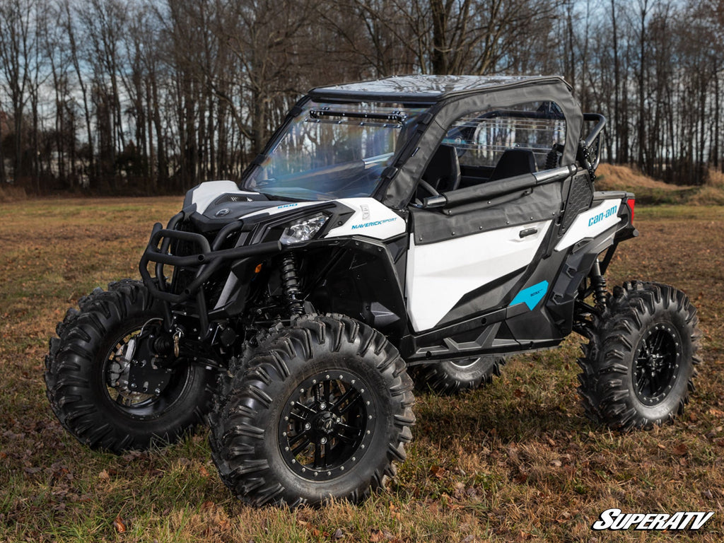 Can-Am Maverick Trail soft cab upper door close-up