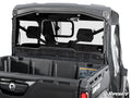 Can-Am Defender HD5 sliding rear windshield installed