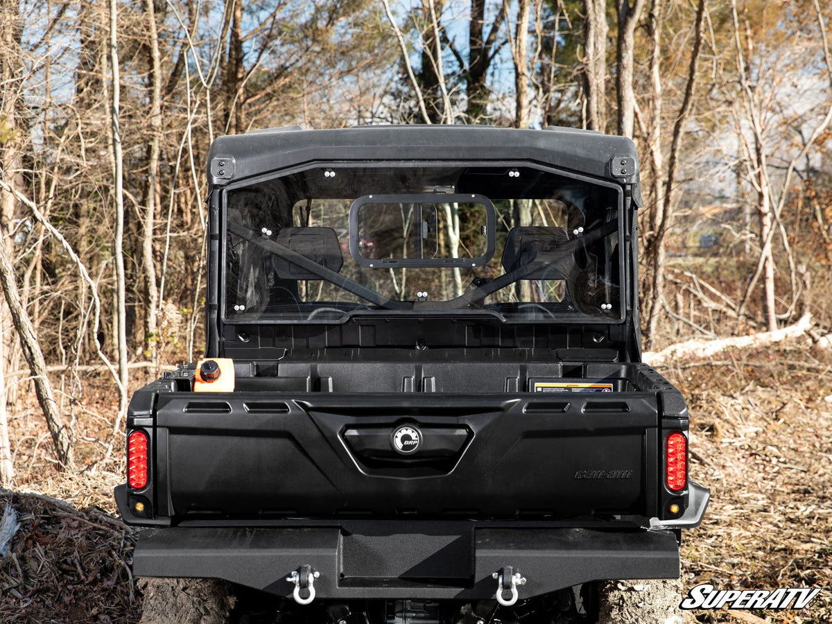 Can-Am Defender HD5 sliding rear windshield detail 4