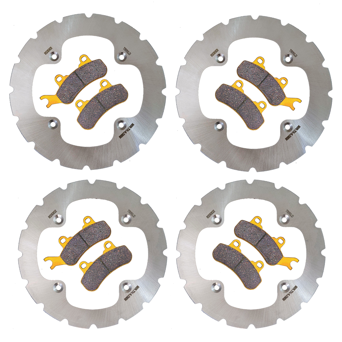 Can-Am Maverick X3 2017-2026 Ridge Rider Rotor and Pad Kit