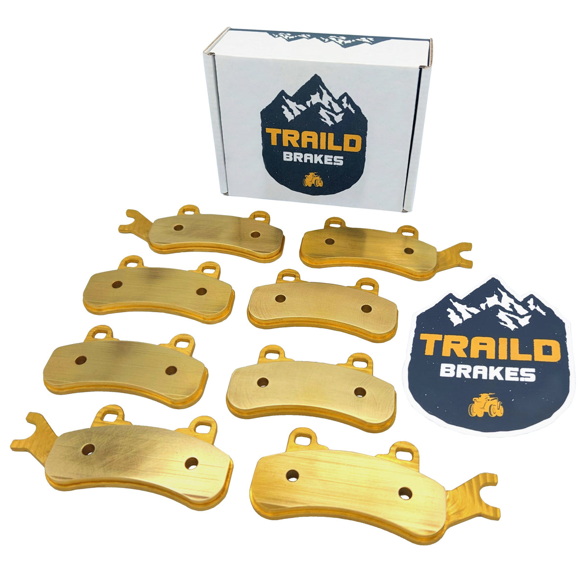 Can-Am Maverick X3/MAX/Sport/Trail 2017-2026 Front & Rear Brass Brake Pad Set