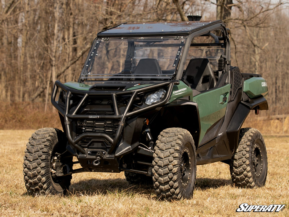 Can-Am Maverick Sport flip windshield open position