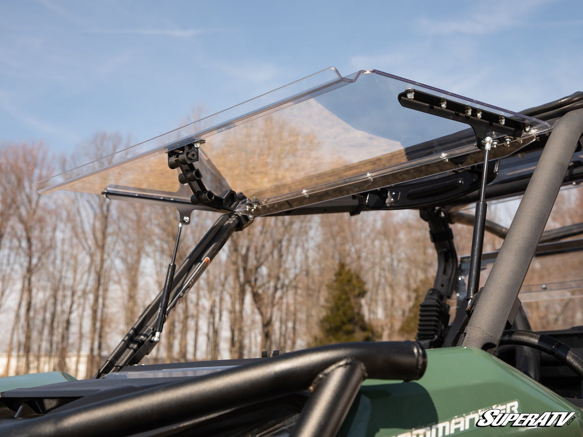 Can-Am Maverick Sport flip windshield vented position