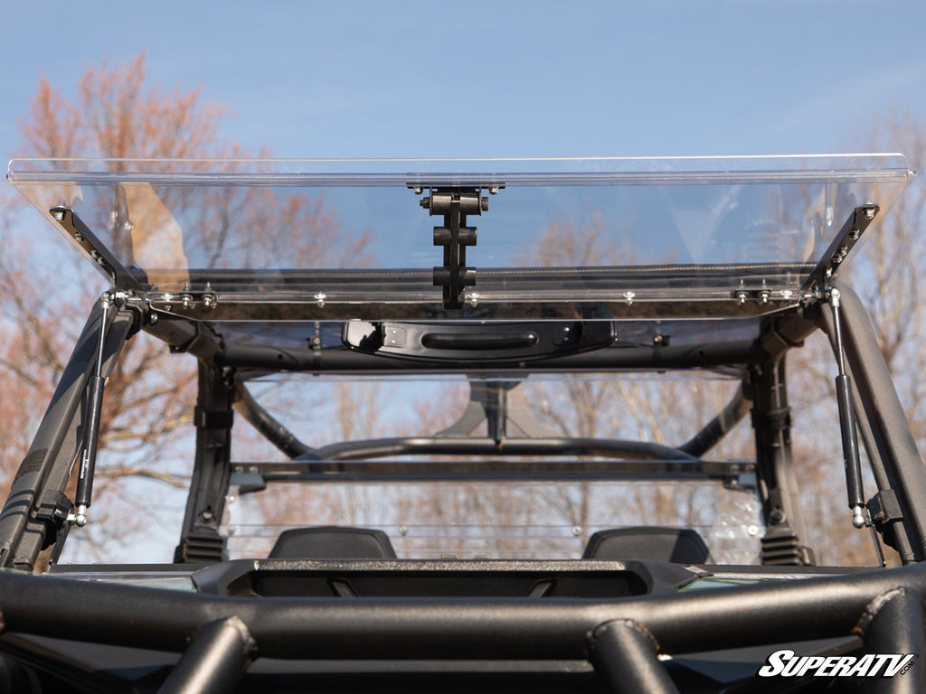 Can-Am Maverick Sport flip windshield hardware detail