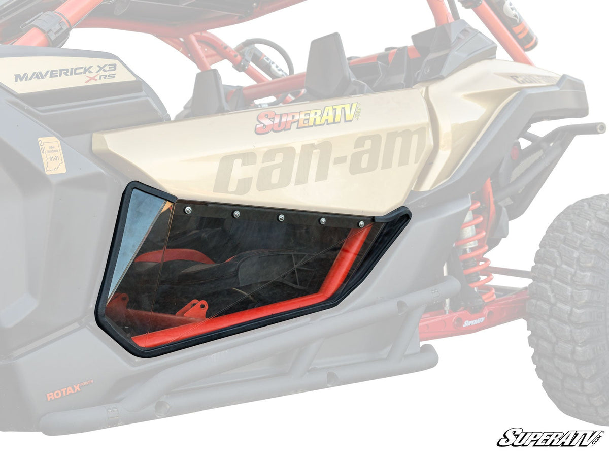 Can-Am Maverick X3 clear lower doors by SuperATV