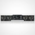 CanAm Defender | 2018-2027 HD10 & 2027 HD11 | 4-Speaker Overhead Sound Bar w/Kenwood Bluetooth and Kicker KM Speakers