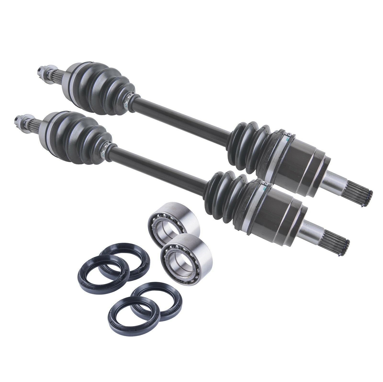 Honda TRX500 TRX680 front CV axles wheel bearings and seals set