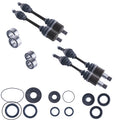 Polaris RZR 800 50" Front & Rear CV Axles Wheel Bearings Differential Seals Bundle