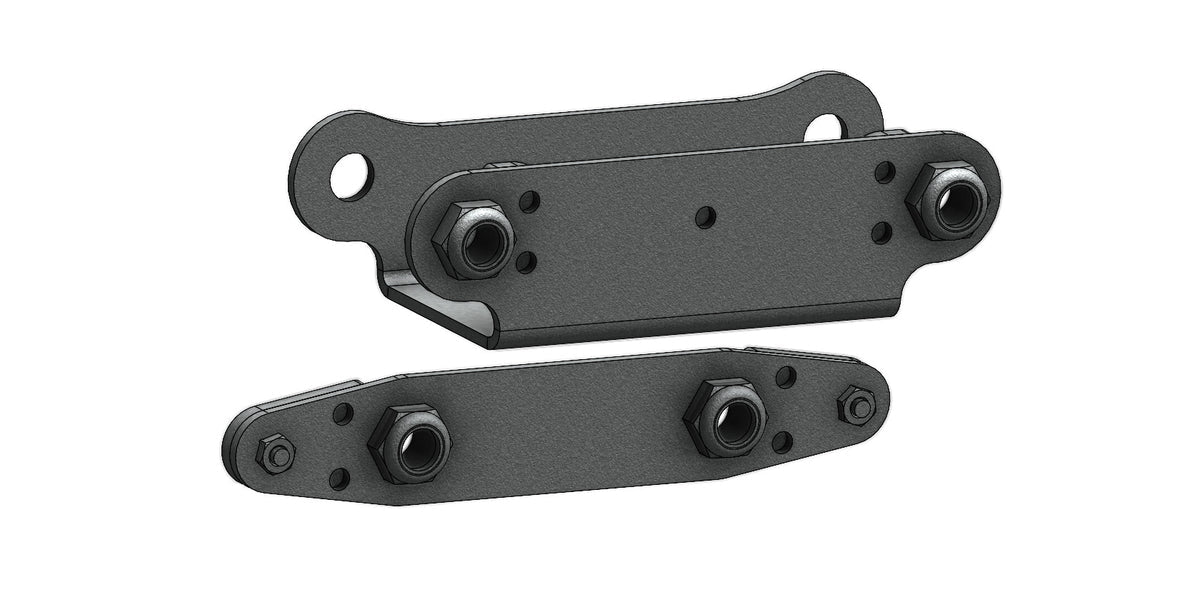 CT Race Worx Maverick R front suspension nut plate kit
