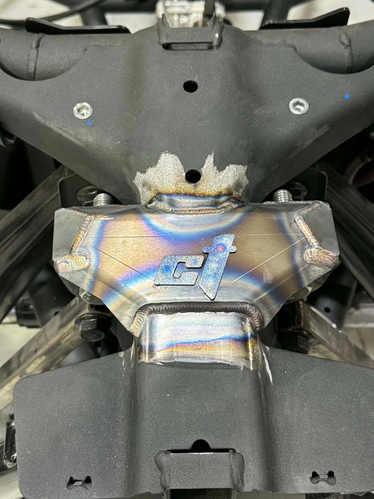 CT Race Worx Maverick R Weld-On Front Shock Brace