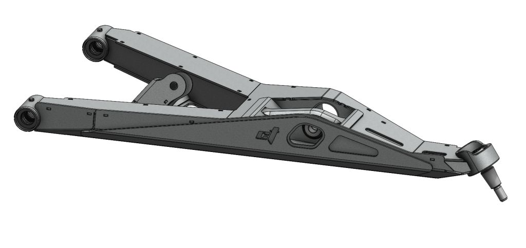 CT Race Worx Polaris Pro R boxed high clearance lower A-arms