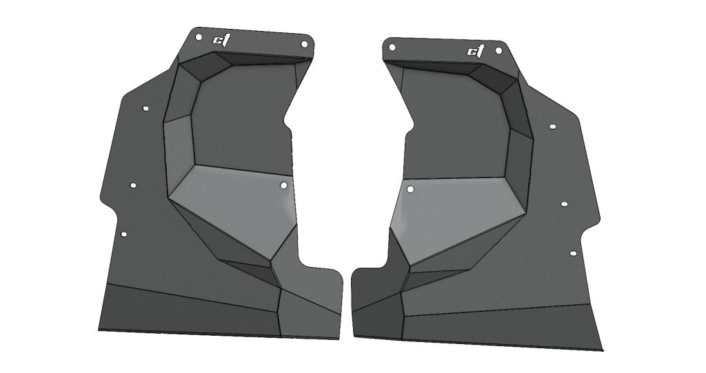 CT Race Worx Maverick X3 wheel well liners