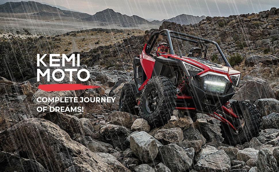 Soft Upper Doors & Front Mesh Grill with LED Light Bar for RZR Pro XP — manufacturer image 2