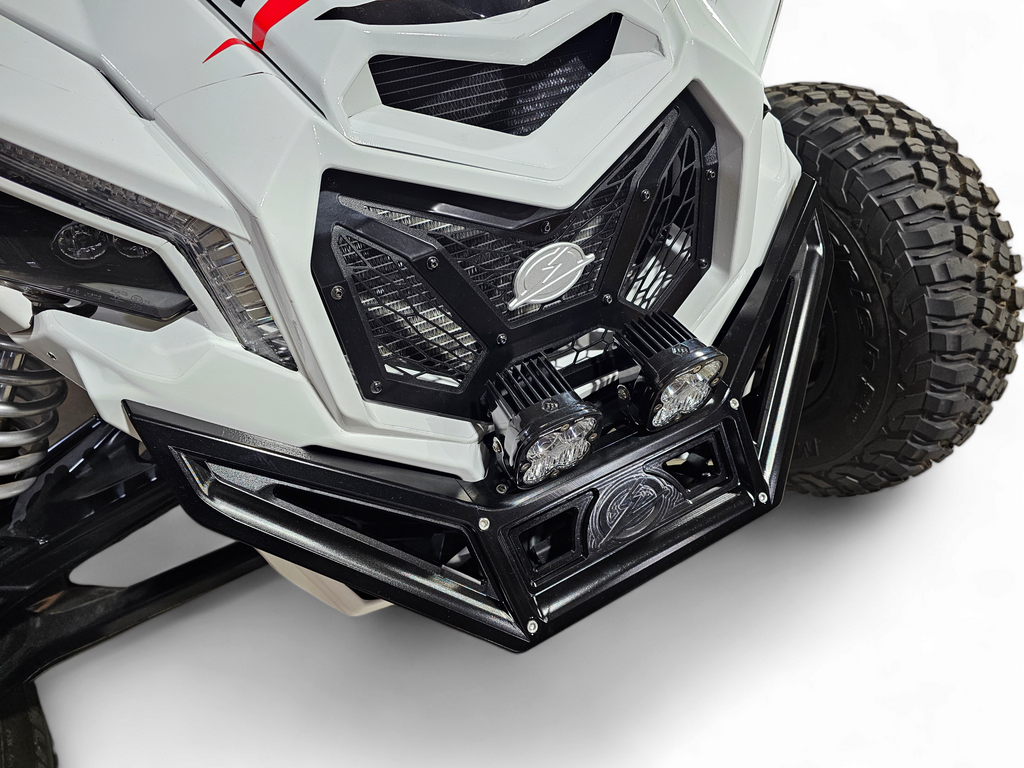 Elektric FWB210035 black hard-anodized billet front winch bumper for Can-Am Maverick X3