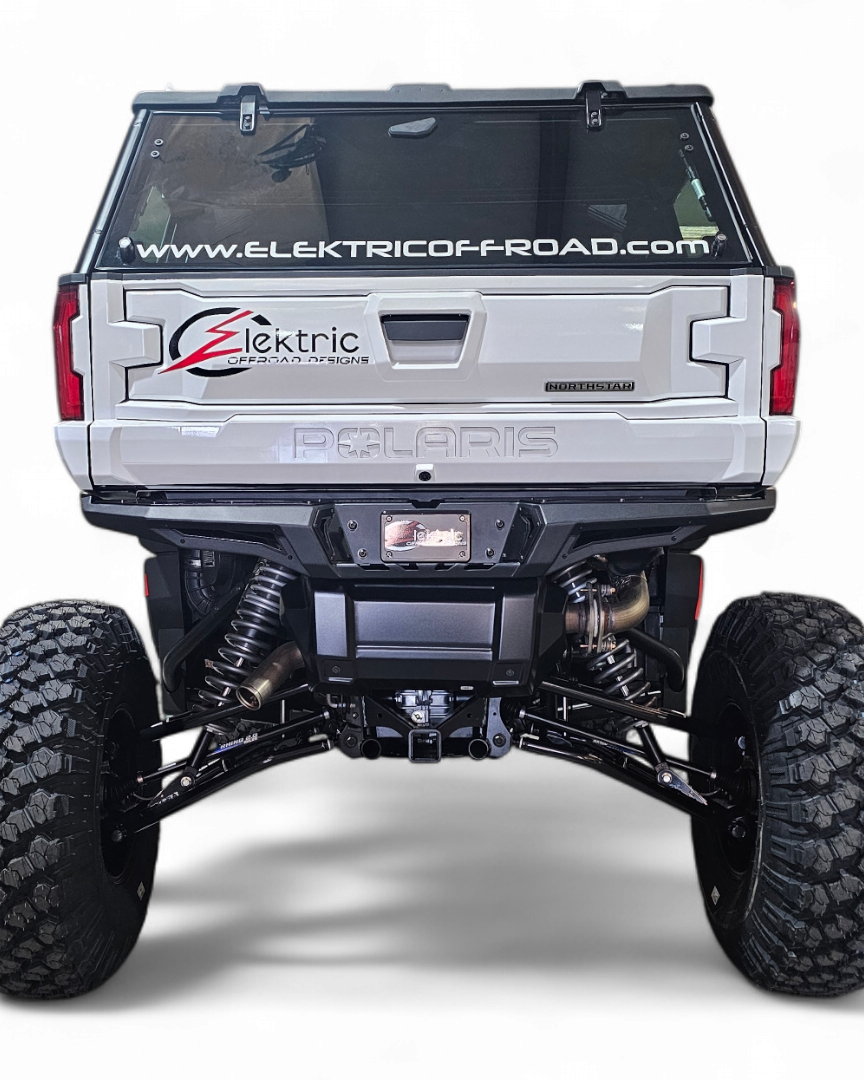 Elektric Offroad RRB620002 Volt rear bumper installed on a Polaris Xpedition