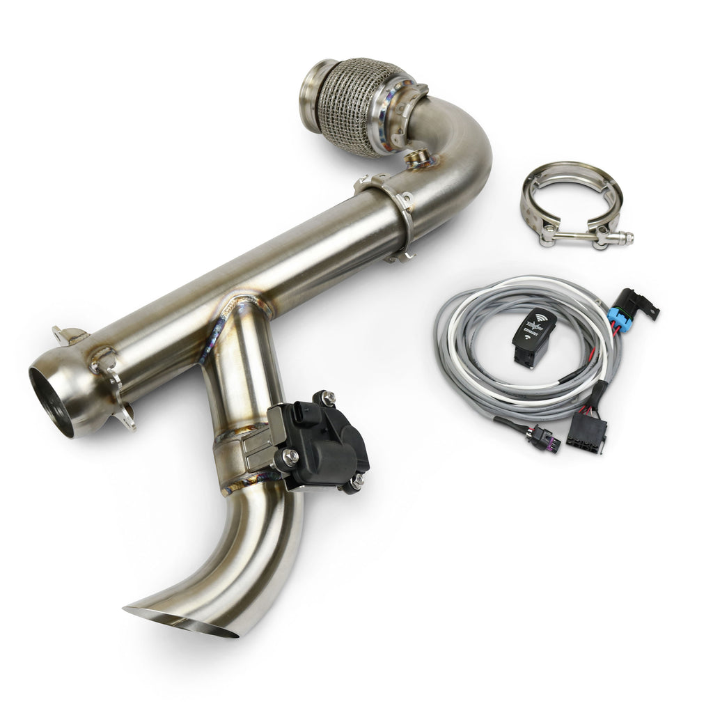 EVP Can-Am X3 SHOCKER Electric Side Dump Race Bypass Pipe