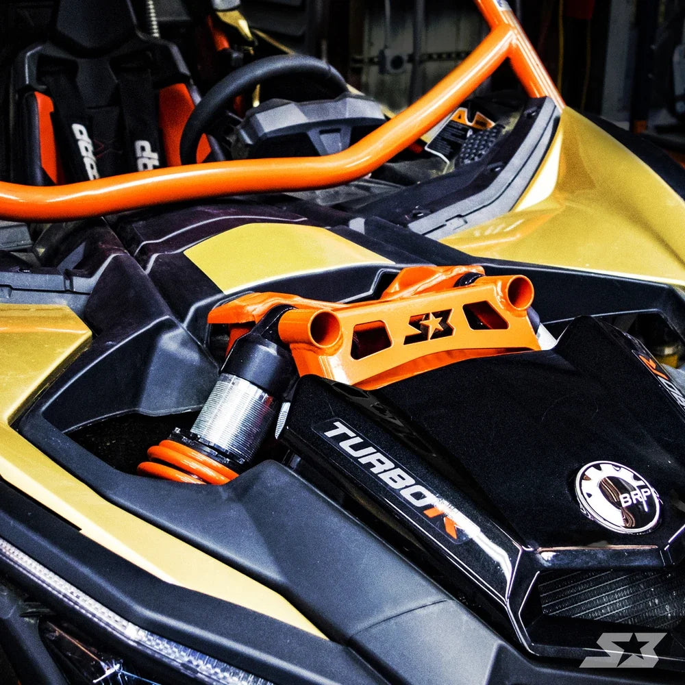 S3 Power Sports front shock tower brace for Can-Am Maverick X3