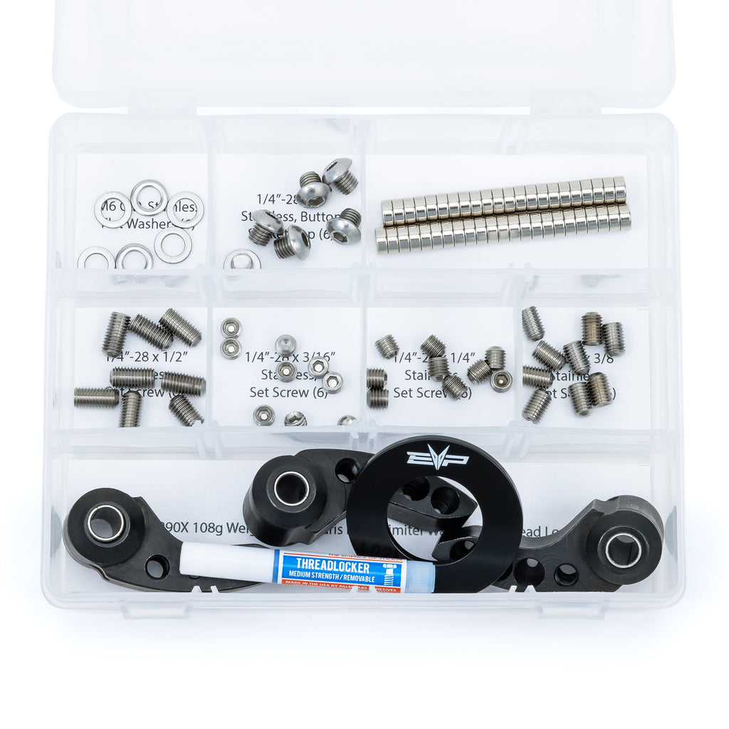 EVP Shift-Tek high and low engagement clutch weight kits for Polaris RZR Pro XP and Turbo R