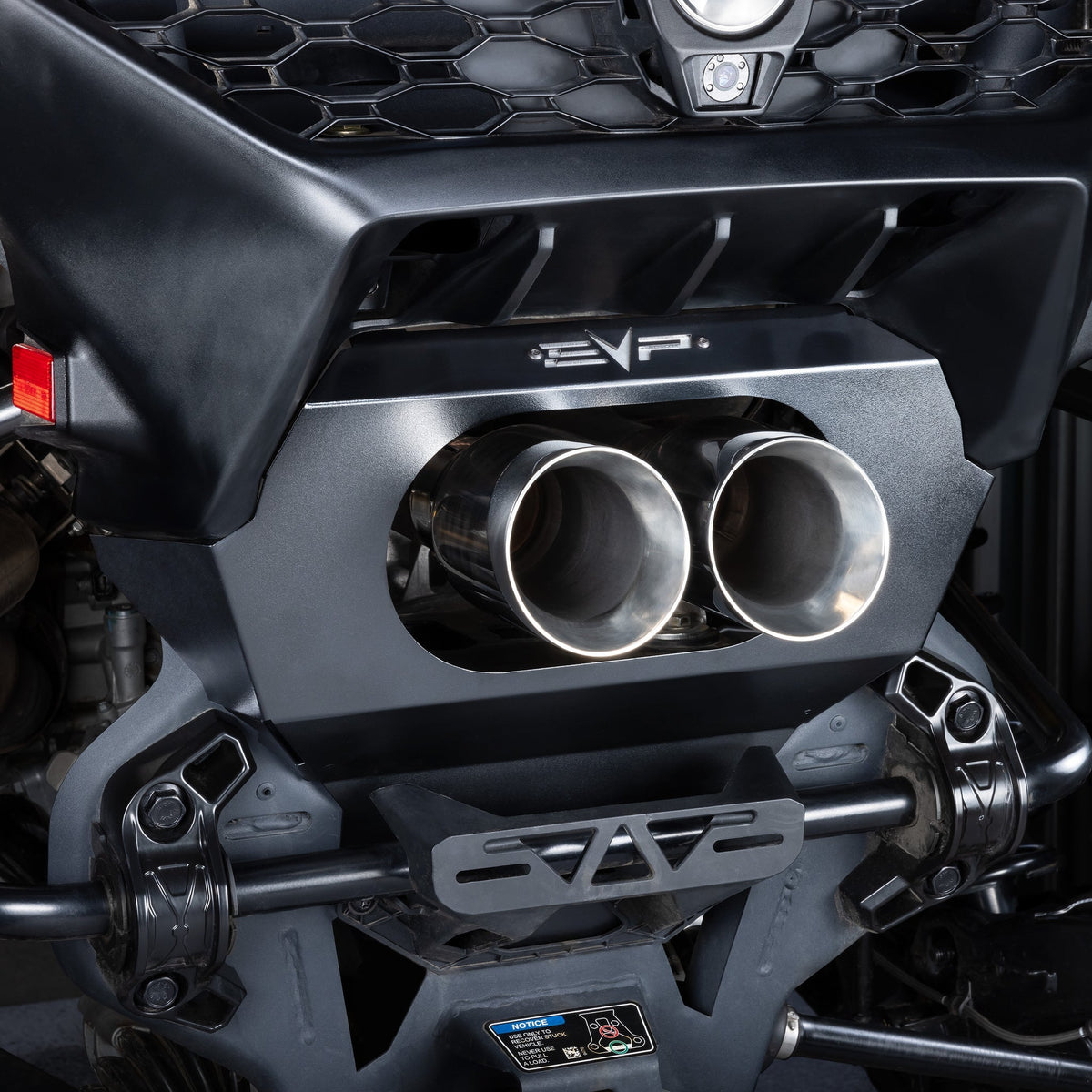 EVP rear exhaust fascia for 2024 Can-Am Maverick R